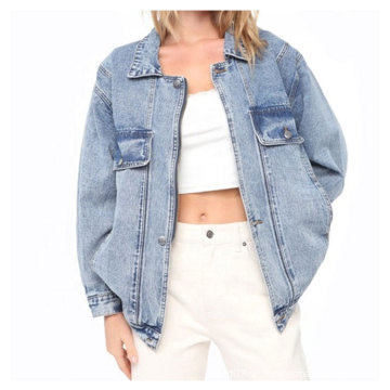 Übergroßer Stil Fashion Lady Denim Jacken Jacken